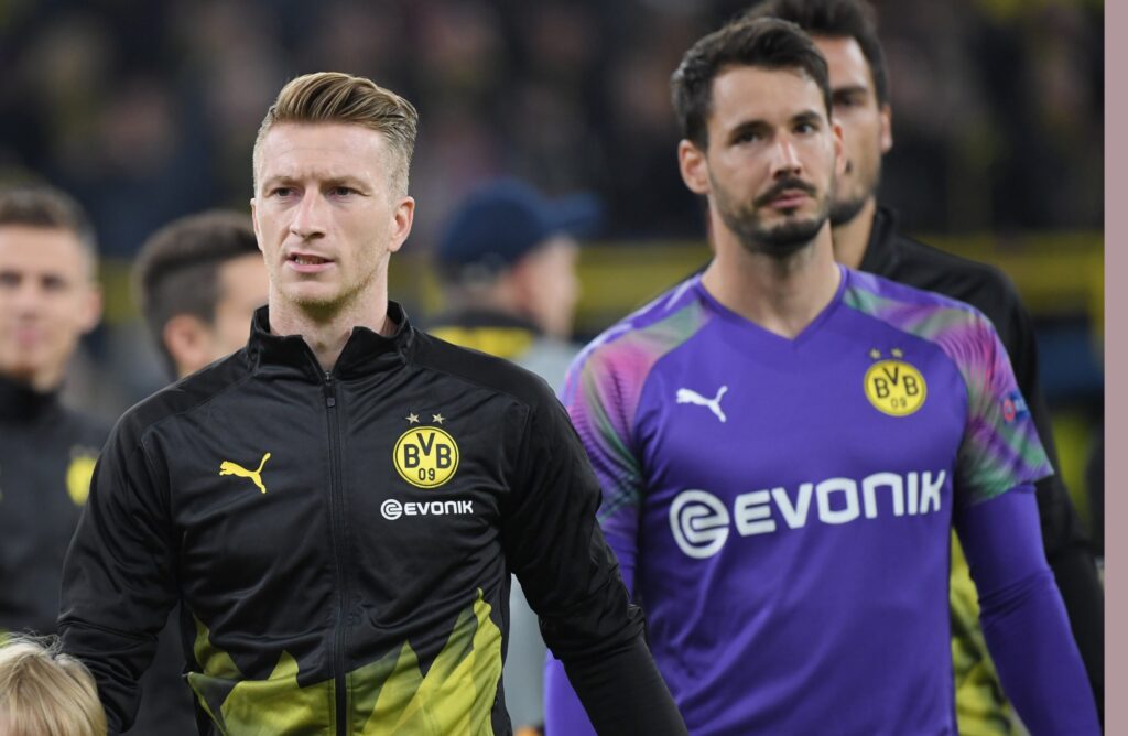 Marco Reus und Roman Bürki