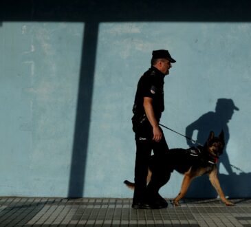 Polizei in Spanien.