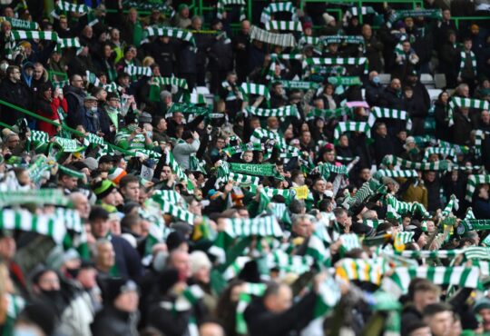 Fans von Celtic Glasgow.