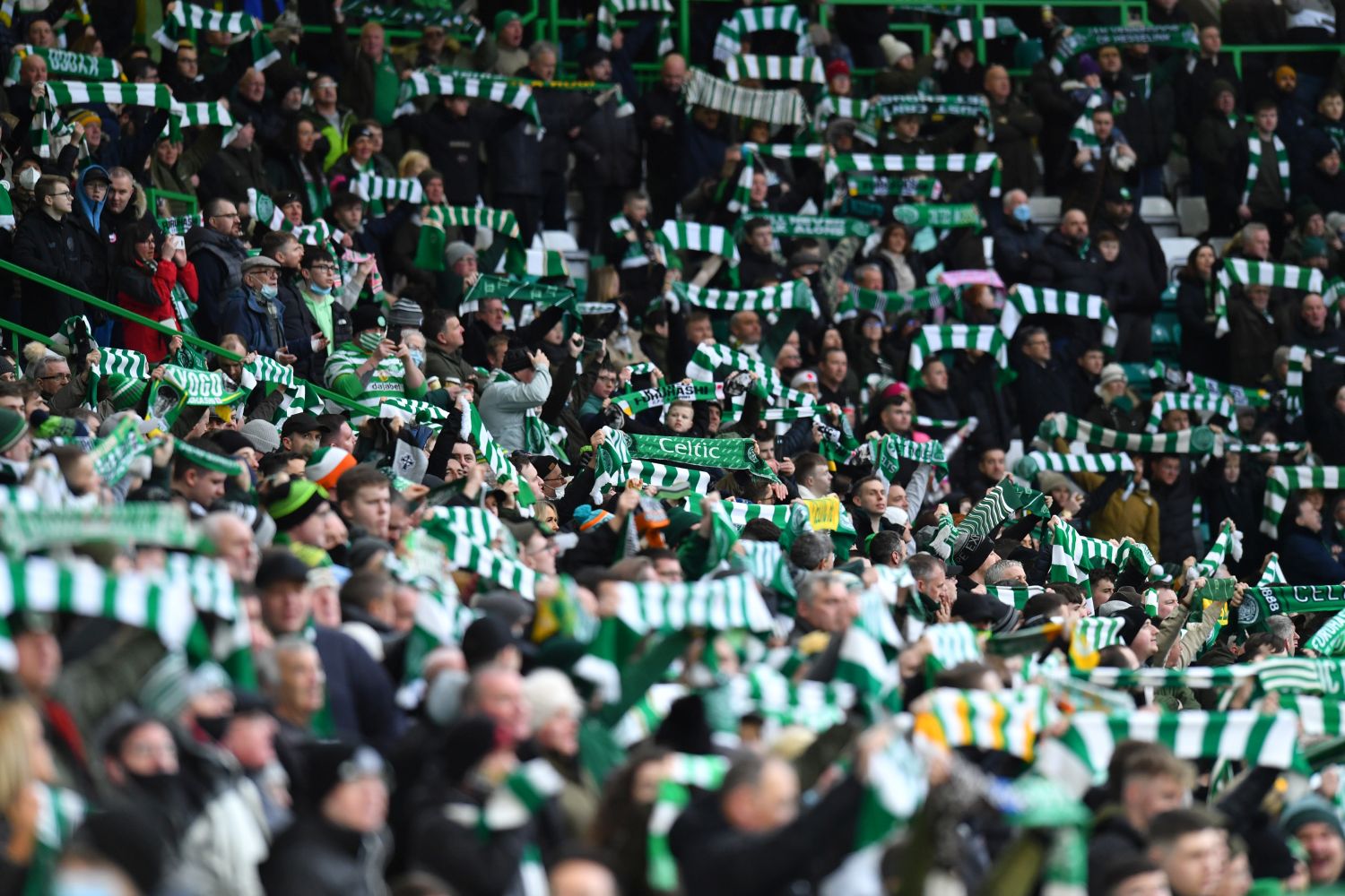 Fans von Celtic Glasgow.