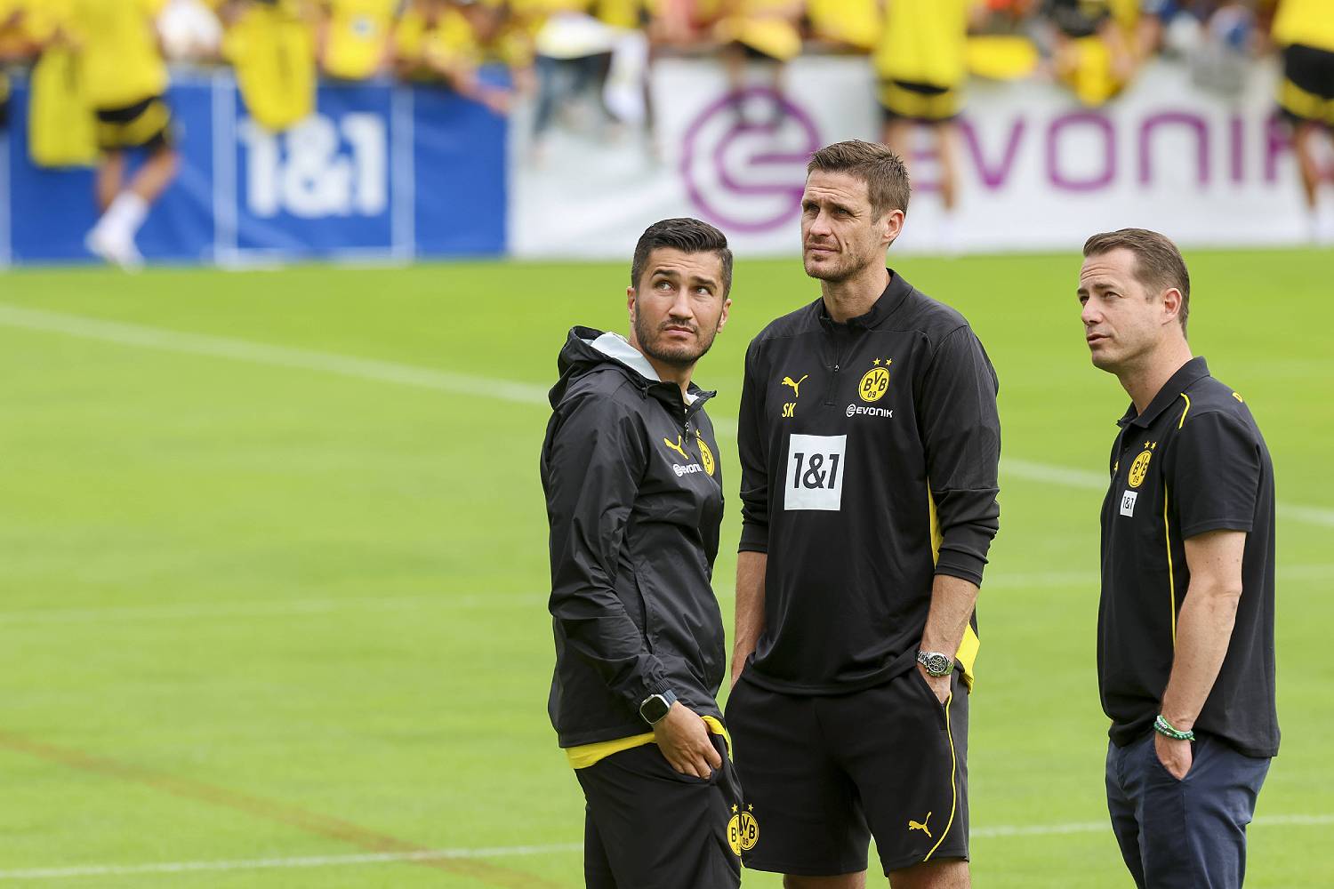 Nuri Sahin, Sebastian Kehl und Lars Ricken