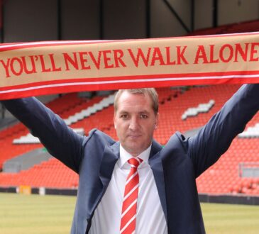 Brendan Rodgers als Trainer des FC Liverpool.