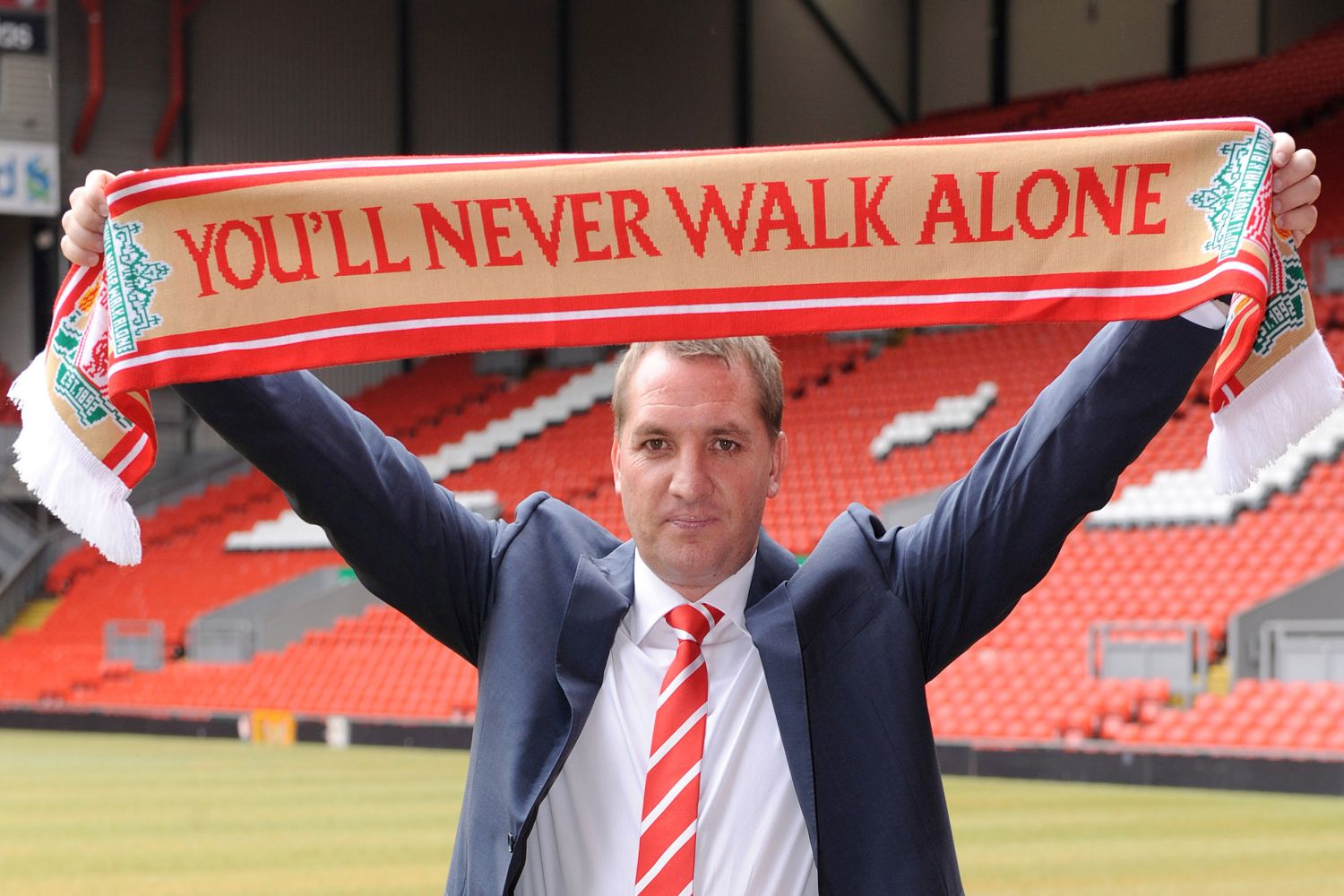 Brendan Rodgers als Trainer des FC Liverpool.