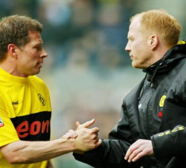 Stefan Reuter und Matthias Sammer.