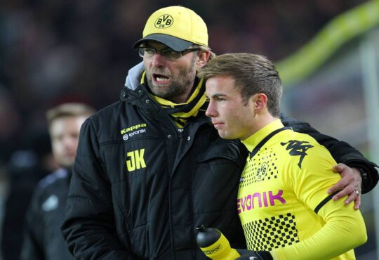 Jürgen Klopp und Mario Götze