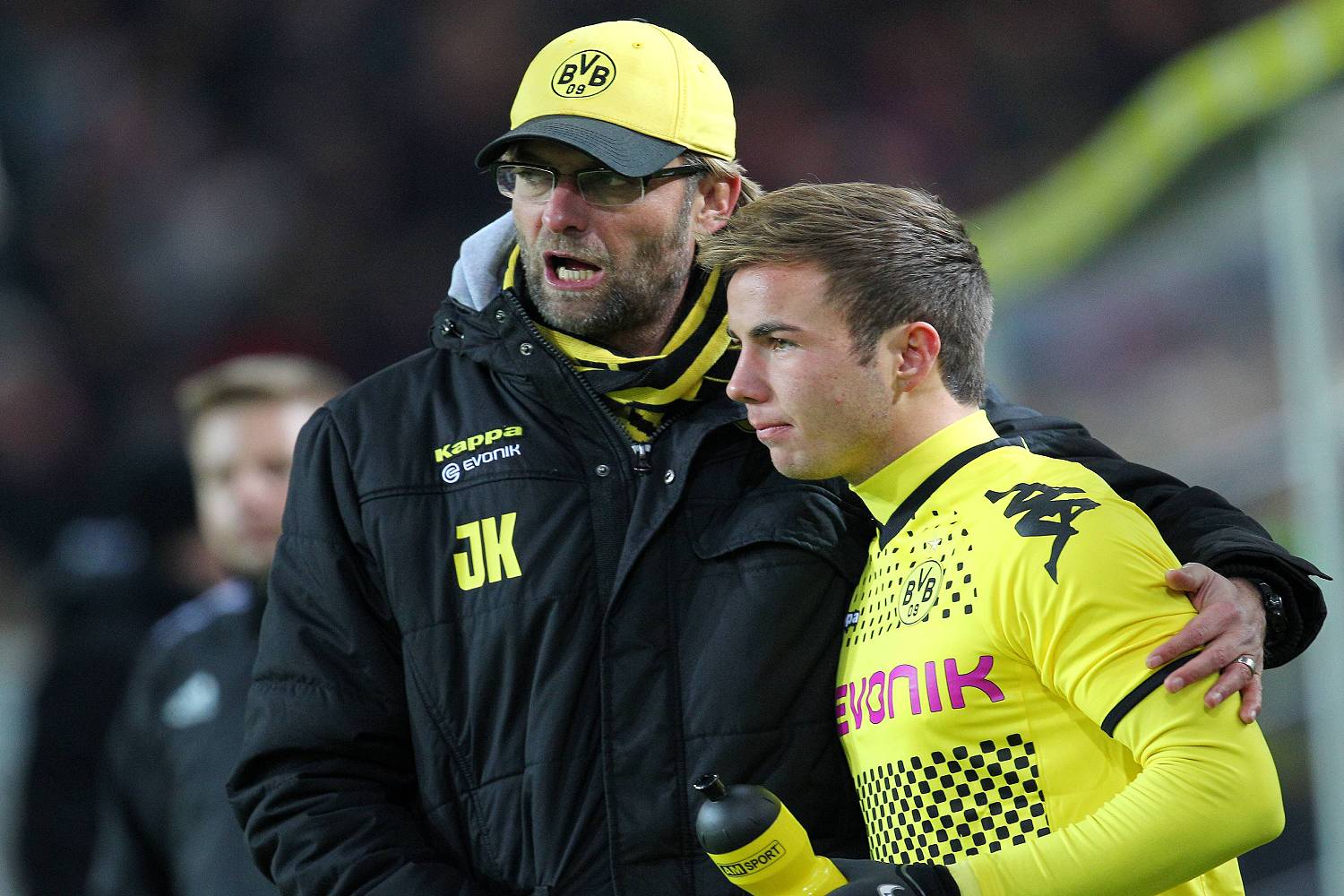 Jürgen Klopp und Mario Götze