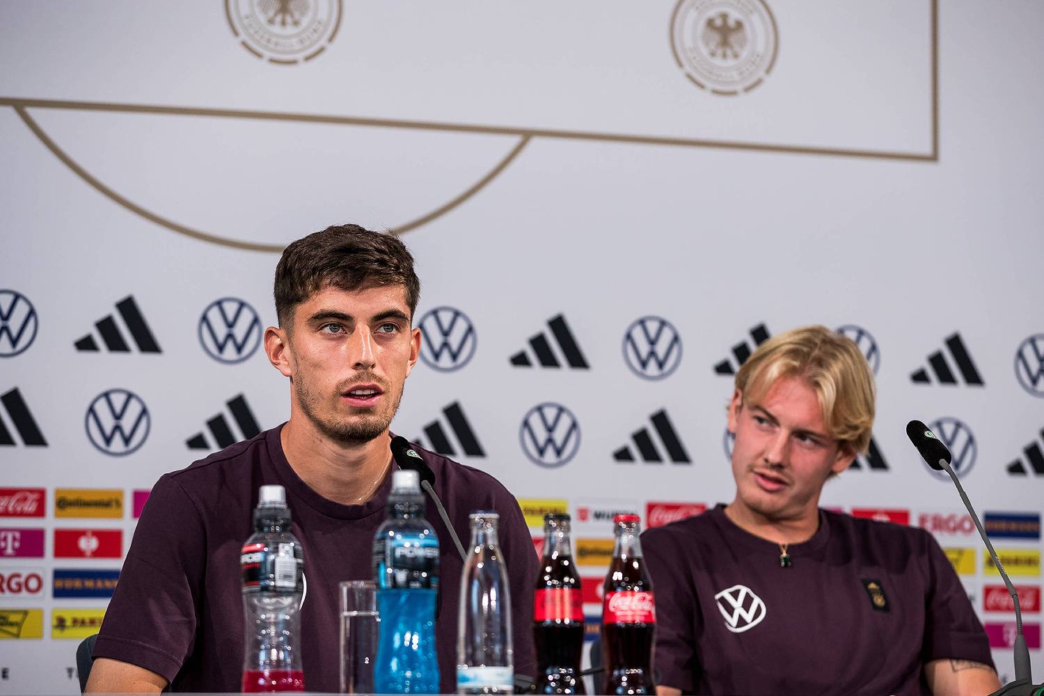 Kai Havertz und Julian Brandt