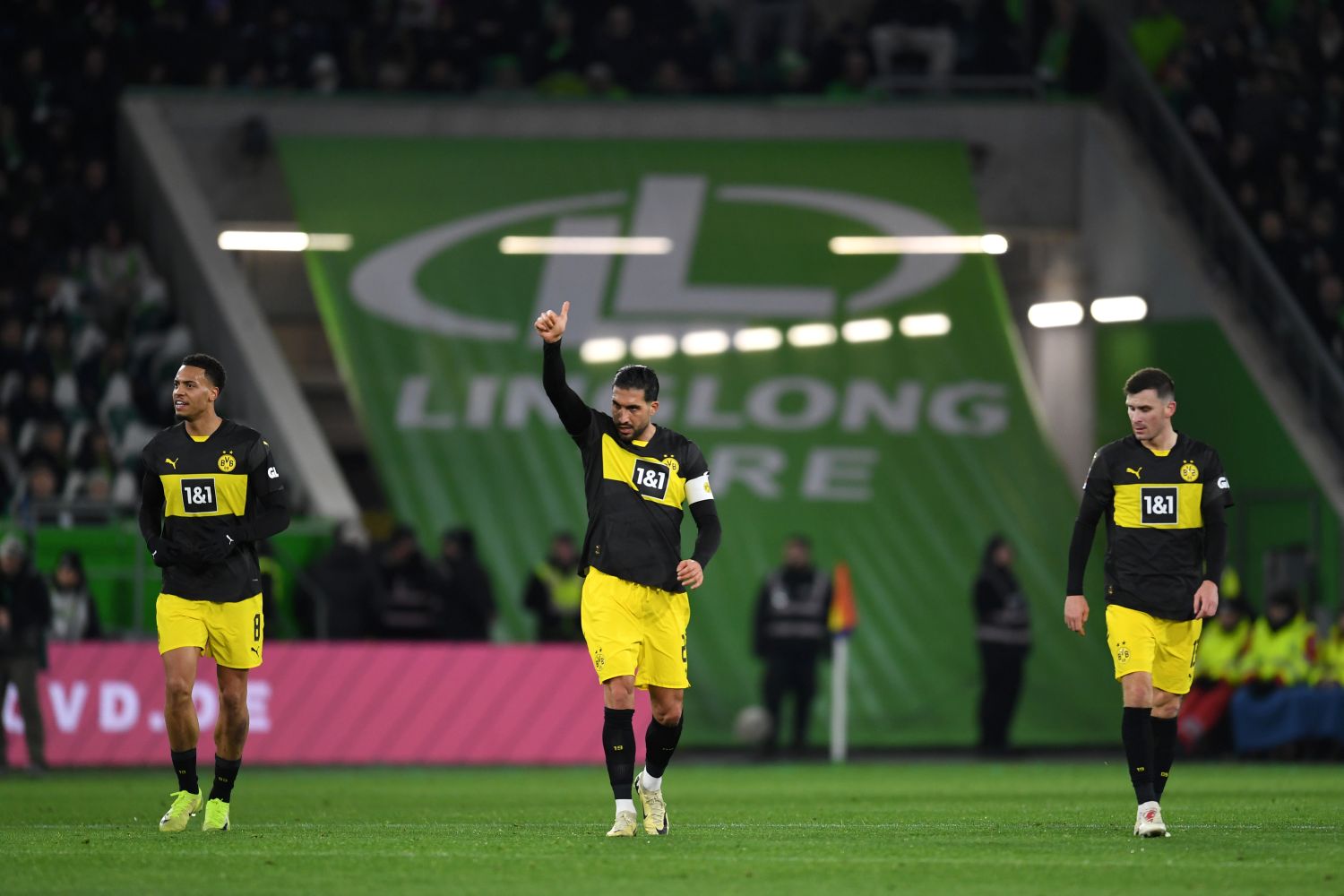 Felix Nmecha, Emre Can und Pascal Groß