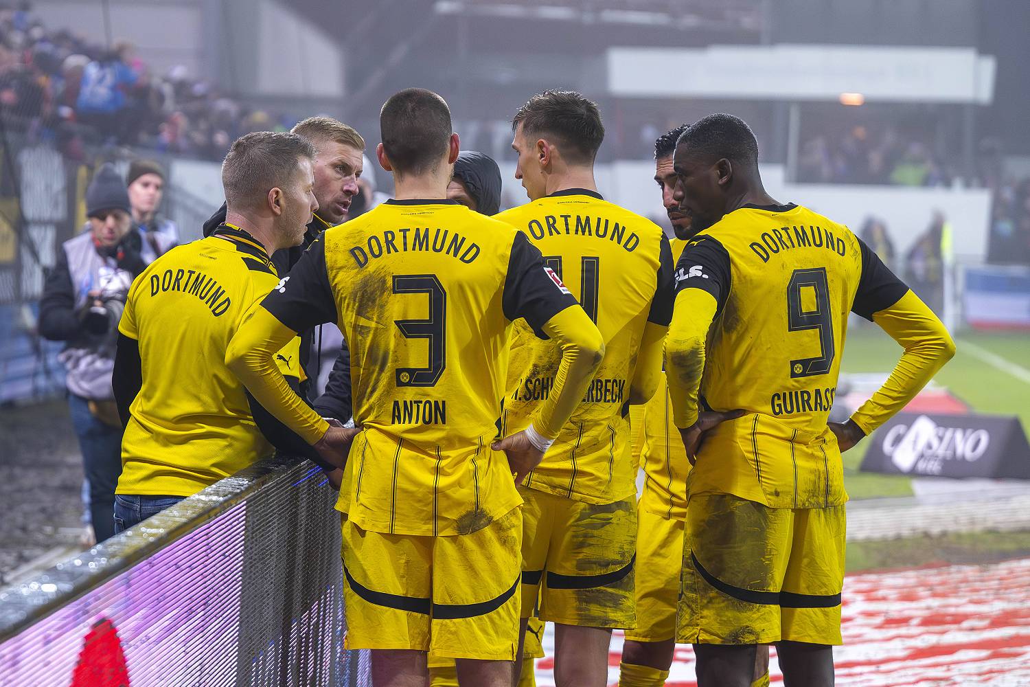 BVB-Fan mit Spielern