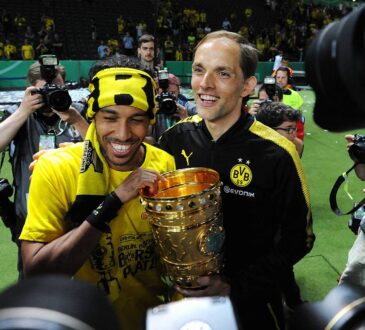 Thomas Tuchel und Pierre-Emerick Aubameyang