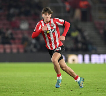 Southampton v Swansea City FA Cup 12/01/2025. 3rd Round Tyler Dibling 33 of Southampton during the FA Cup match between Southampton and Swansea City at the St Mary s Stadium, Southampton, England on 12 January 2025. Southampton St Mary s Stadium Hampshire England Editorial use only , Copyright: xGrahamxHuntx PSI-21231-0121