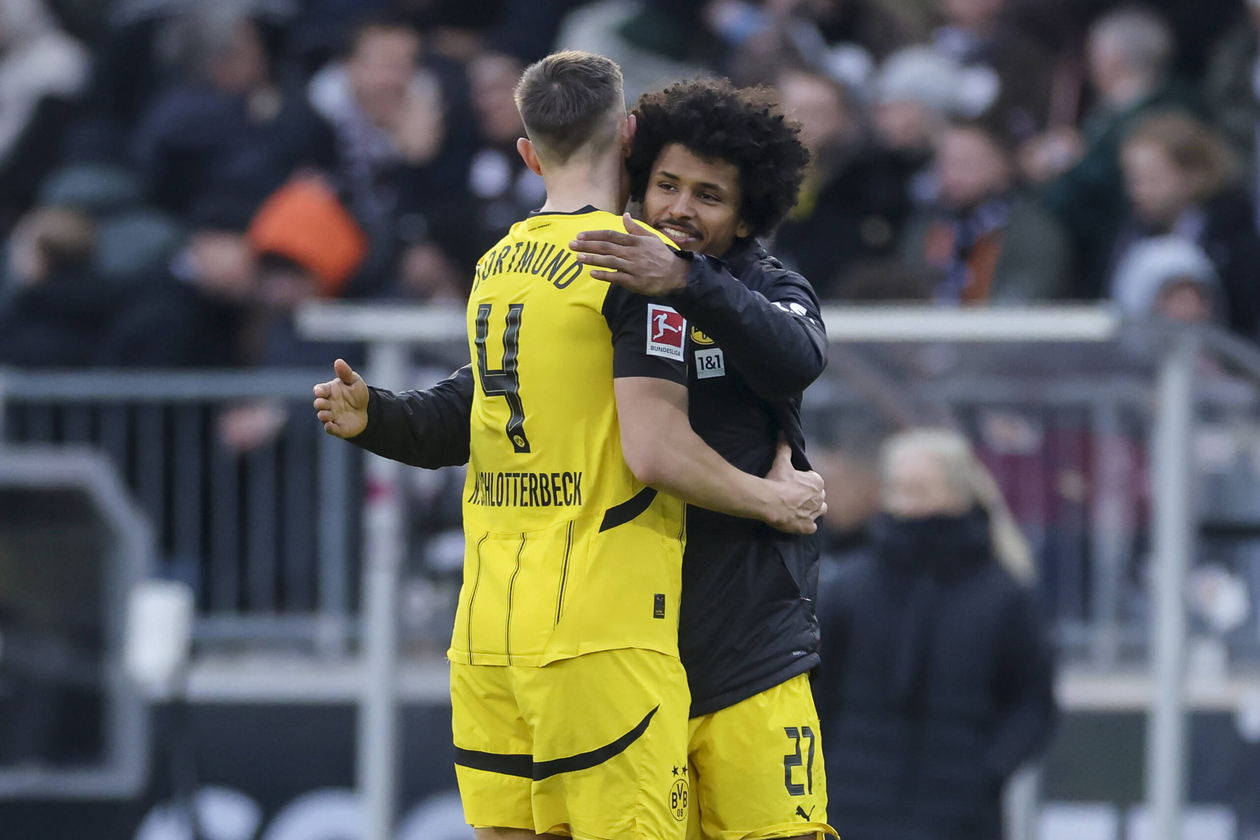 Nico Schlotterbeck und Karim Adeyemi