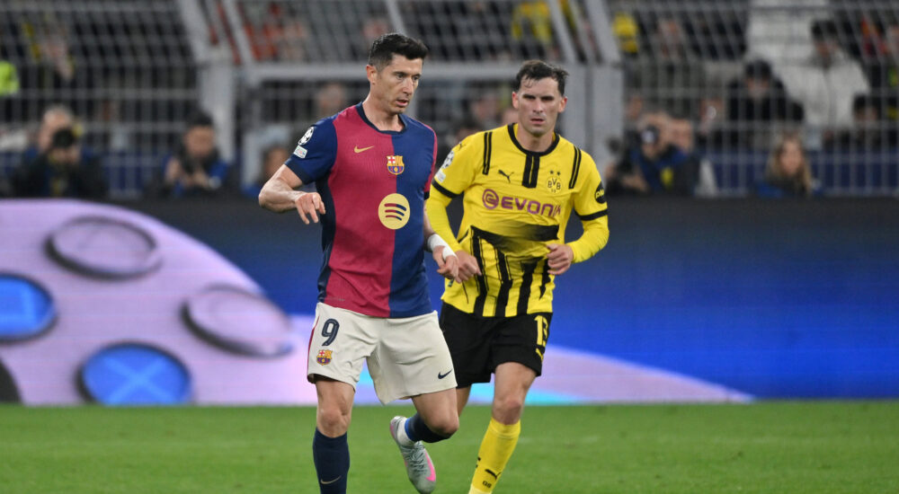Robert Lewandowski und Pascal Groß