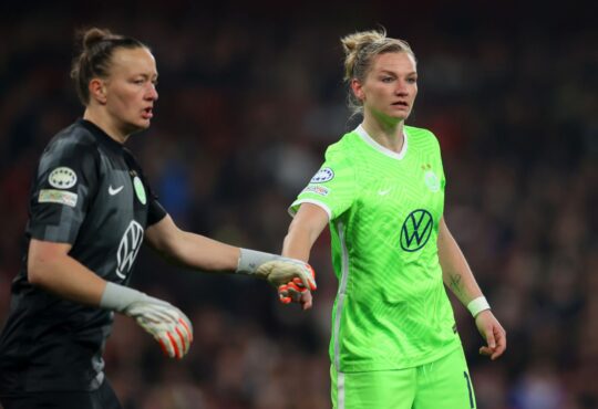 Almuth Schult, Alexandra Popp beim VfL Wolfsburg