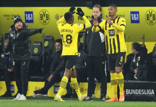 Sebastien Haller und Youssoufa Moukoko