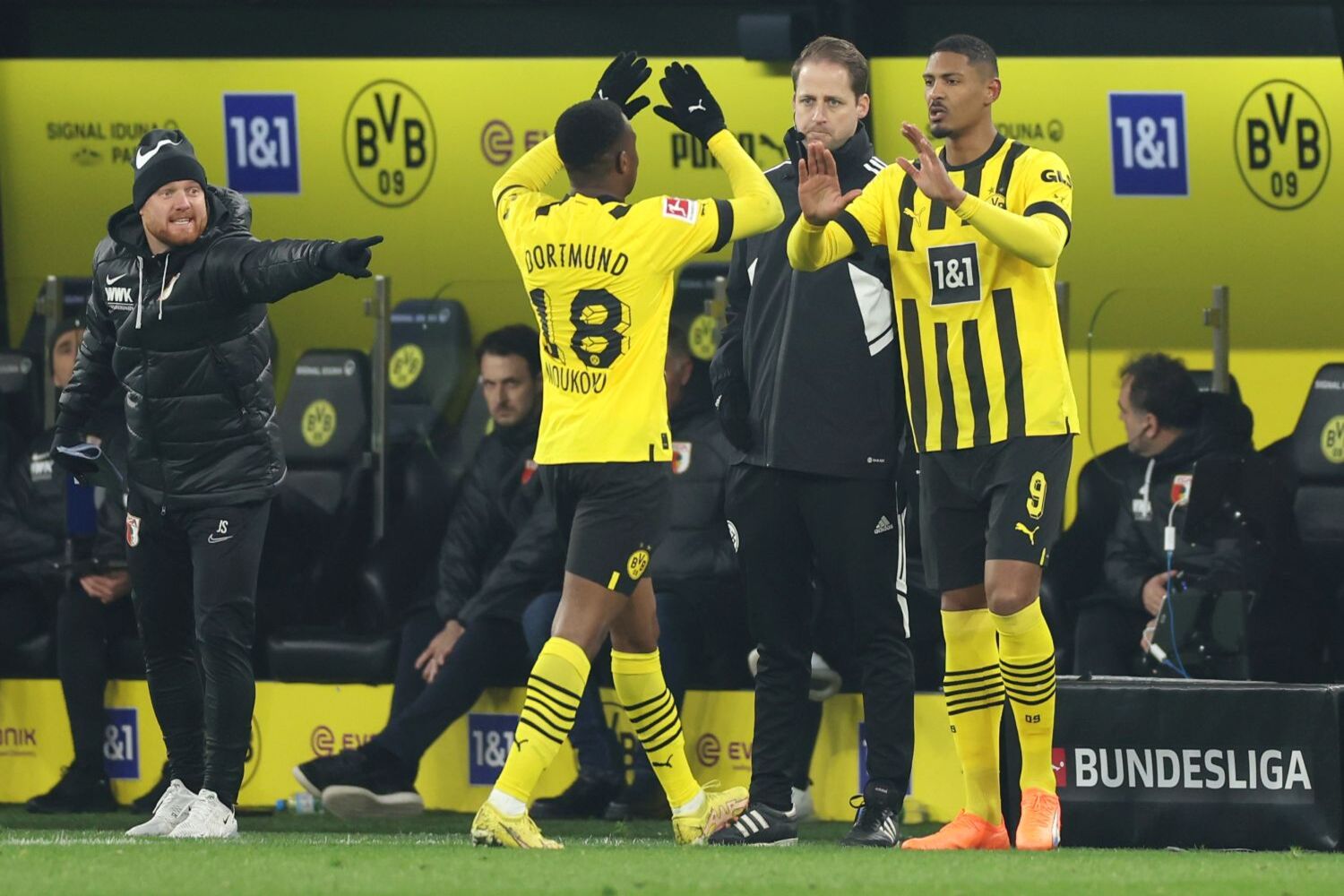 Sebastien Haller und Youssoufa Moukoko
