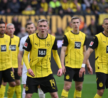 Waldemar Anton, Nico Schlotterbeck, Maximilian Beier und Emre Can
