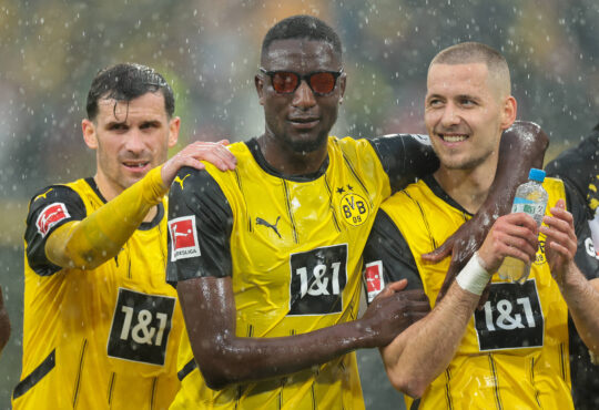 Pascal Groß, Serhou Guirassy und Waldemar Anton