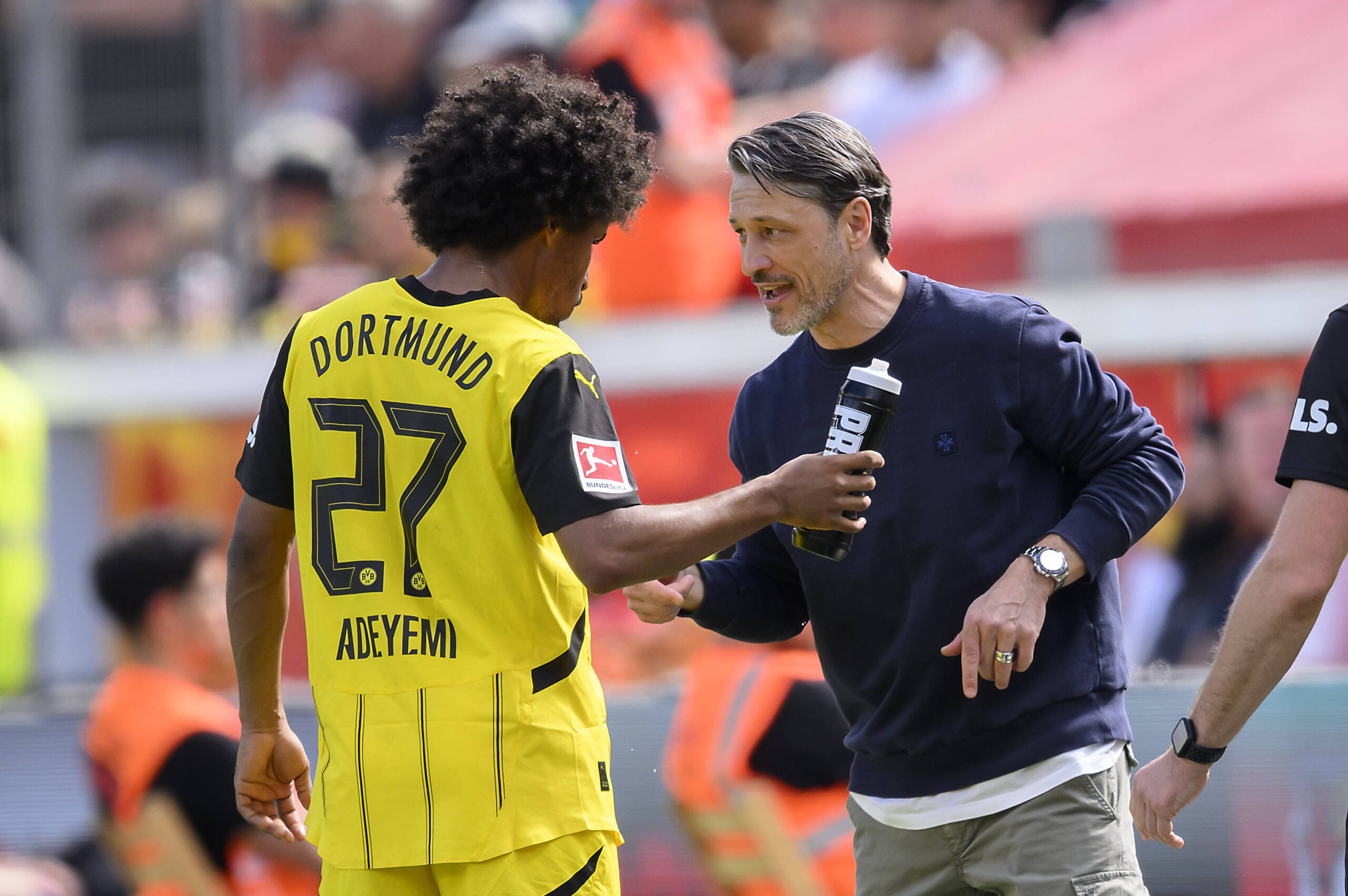 Karim Adyemi und Niko Kovac