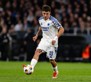 FC Copenhagen v FC Midtjylland, 3F Superliga football, Copenhagen, Denmark Copenhagen, Denmark. 11th, May 2025. Rodrigo Huescas 13 of FC Copenhagen seen during the 3F Superliga match between FC Copenhagen and FC Midtjylland at Parken in Copenhagen. Denmark, Copenhagen PUBLICATIONxNOTxINxDENxNORxFINxBEL Copyright: xGonzalesxPhoto/TobiasxJorgensenx