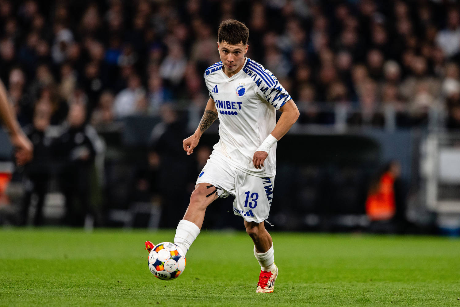 FC Copenhagen v FC Midtjylland, 3F Superliga football, Copenhagen, Denmark Copenhagen, Denmark. 11th, May 2025. Rodrigo Huescas 13 of FC Copenhagen seen during the 3F Superliga match between FC Copenhagen and FC Midtjylland at Parken in Copenhagen. Denmark, Copenhagen PUBLICATIONxNOTxINxDENxNORxFINxBEL Copyright: xGonzalesxPhoto/TobiasxJorgensenx