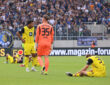17.05.2025, Fussball, Herren, 3. Liga, Saison 2024/2025, 1. FC Saarbr¸cken - Borussia Dortmund II, Entt‰uschung bei den Spielern von Borussia Dortmund II nach dem Spiel, Abstieg in die Regionaliga Saarbr¸cken Ludwigsparkstadion Saarland Deutschland DE *** 17 05 2025, Football, Men, 3 League, Season 2024 2025, 1 FC Saarbr¸cken Borussia Dortmund II, Disappointment among the players of Borussia Dortmund II after the match, Relegation to the Regional League Saarbr¸cken Ludwigsparkstadion Saarland Germany EN Copyright: xFabianxKleerx