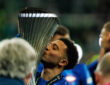 Jadon Sancho seen during UEFA Conference League 2025 final game between Real Betis Balompie and Chelsea FC Maciej Rogowski Wroclaw Wroclaw Municipal Stadium Poland Copyright: xMaciejxRogowskix betiscfc425-198