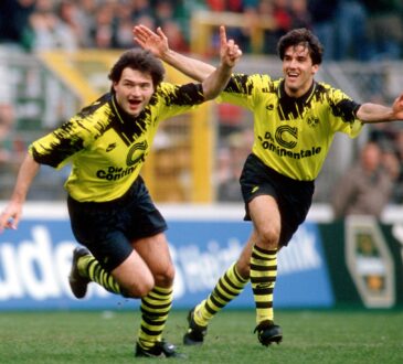 Stephane Chapuisat und Karlheinz Riedle