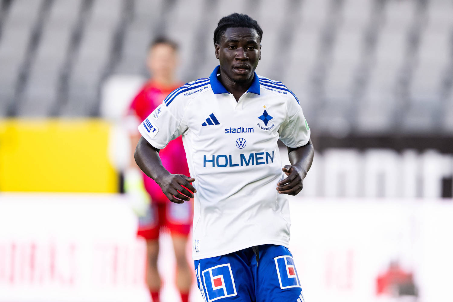 250412 IFK Norrkˆpings Kojo Peprah Oppong under fotbollsmatchen i Allsvenskan mellan Elfsborg och IFK Norrkˆping den 12 april 2025 i Boras. *** 250412 IFK Norrkˆpings Kojo Peprah Oppong during the football match in Allsvenskan between Elfsborg and IFK Norrkˆping on April 12, 2025 in Boras PUBLICATIONxNOTxINxSWExNORxFINxDEN Copyright: J÷RGENxJARNBERGER BB250412JJ077