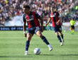 CALCIO - Serie A - Bologna FC vs Genoa CFC Dan Ndoye Bologna Fc in action during Bologna FC vs Genoa CFC, Italian soccer Serie A match in Bologna, Italy, May 24 2025 Bologna Italy PUBLICATIONxNOTxINxFRAxUK Copyright: xIPAxSport/ABACAx