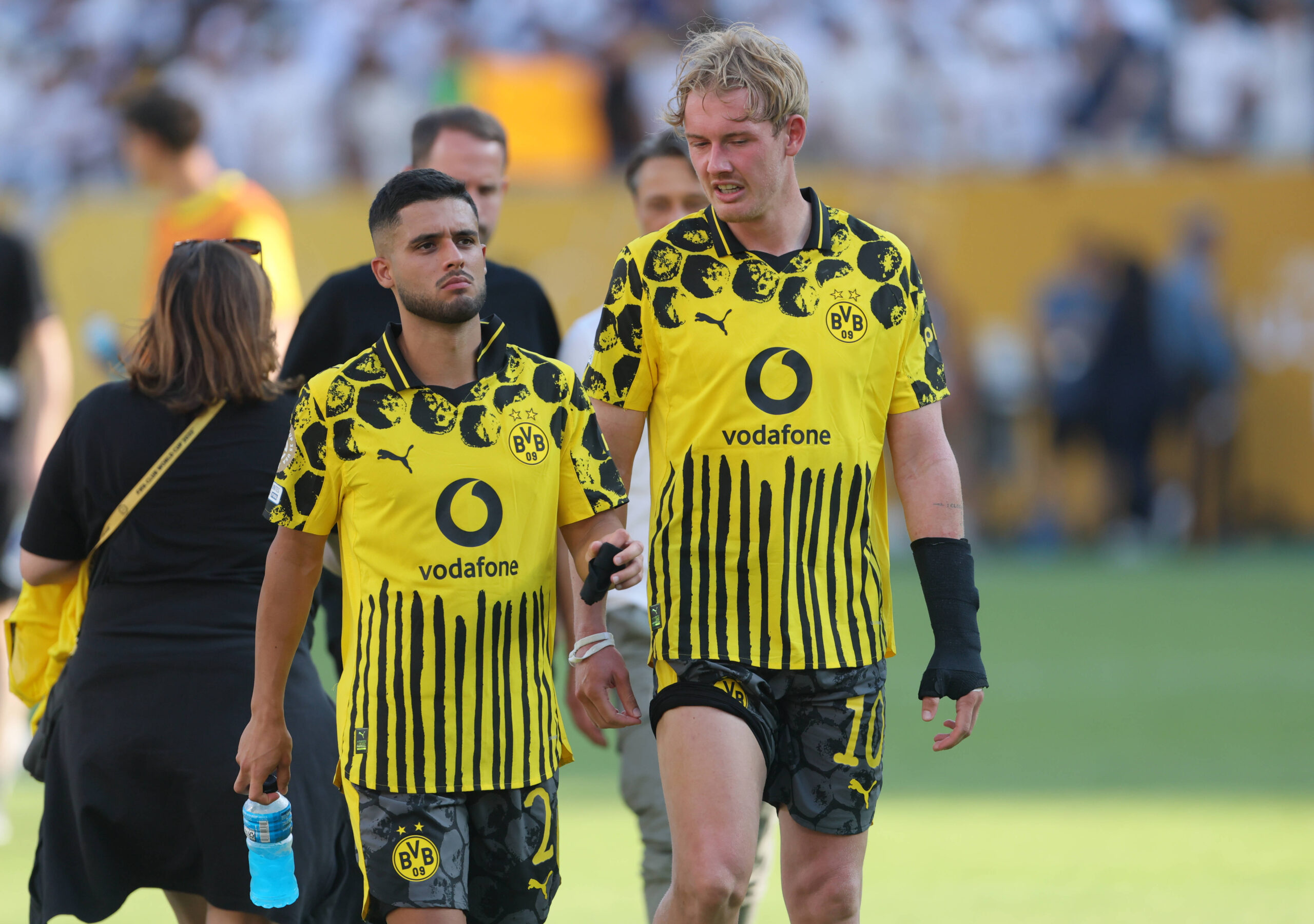 Yan Couto und Julian Brandt