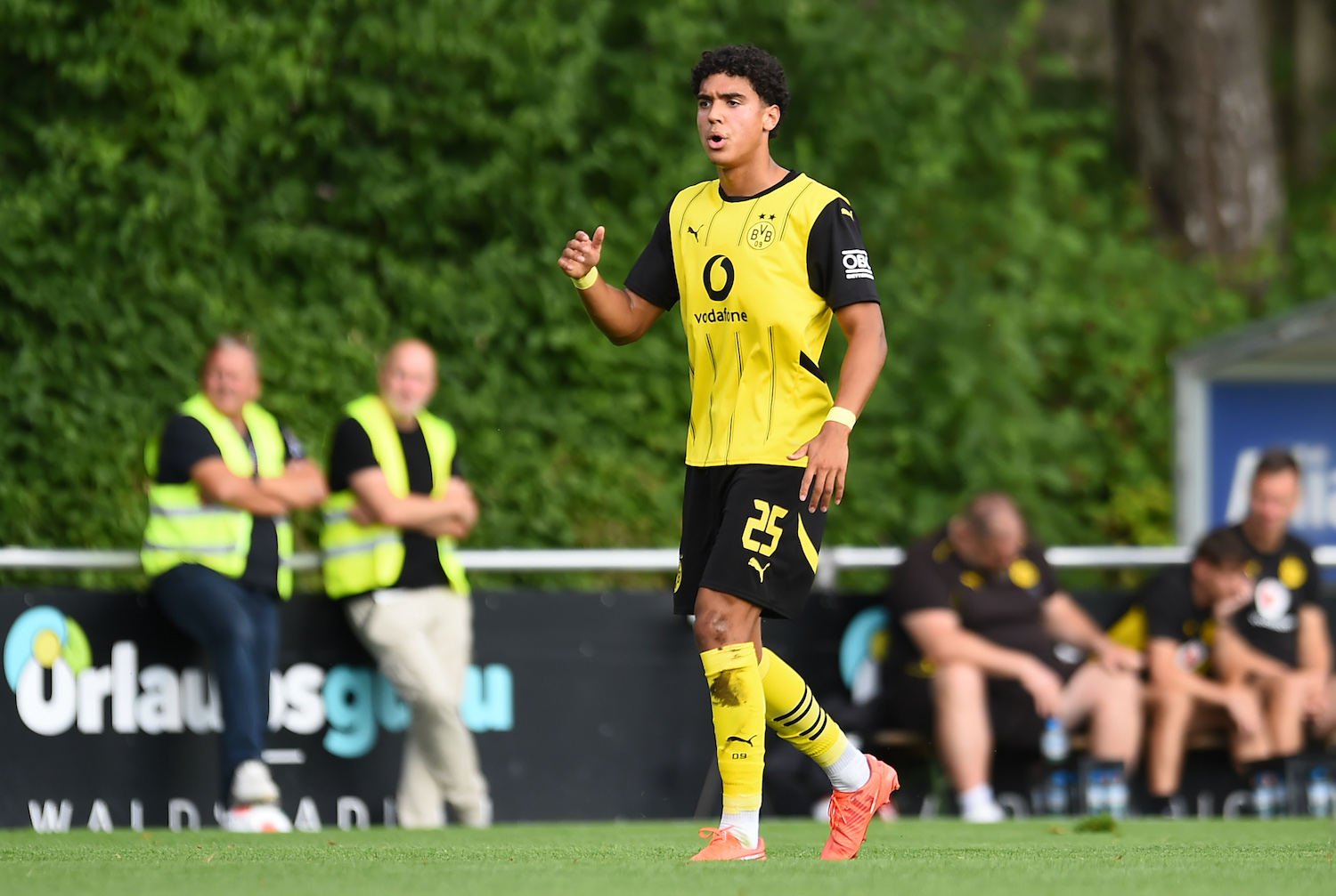 ASC 09 Dortmund - Borussia Dortmund U23 ** NUR F?R REDAKTIONELLE ZWECKE ** EDITORIAL USE ONLY **Fu?ball Testspiel: ASC 09 Dortmund - Borussia Dortmund U23 am 09.07.2025 im Urlaubsguru Waldstadion in Dortmund Tyler Louis Meiser ( Borussia Dortmund U23 ) Deutschland Nordrhein-Westfalen Dortmund Copyright: ThorstenxTillmann *** ASC 09 Dortmund Borussia Dortmund U23 FOR EDITORIAL PURPOSES ONLY p Soccer test match ASC 09 Dortmund Borussia Dortmund U23 on 09 07 2025 at Urlaubsguru Waldstadion in Dortmund Tyler Louis Meiser Borussia Dortmund U23 Germany Nordrhein Westfalen Dortmund Copyright ThorstenxTillmann Copyright: ThorstenxTillmann doc81ga1pto3pjbmgru6mq ,EDITORIAL USE ONLY