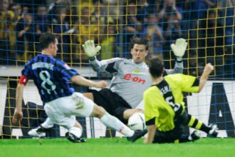Roman Weidenfeller, Sebastian Kehl, 2005 DFB-Pokal bei Eintracht Braunschweig