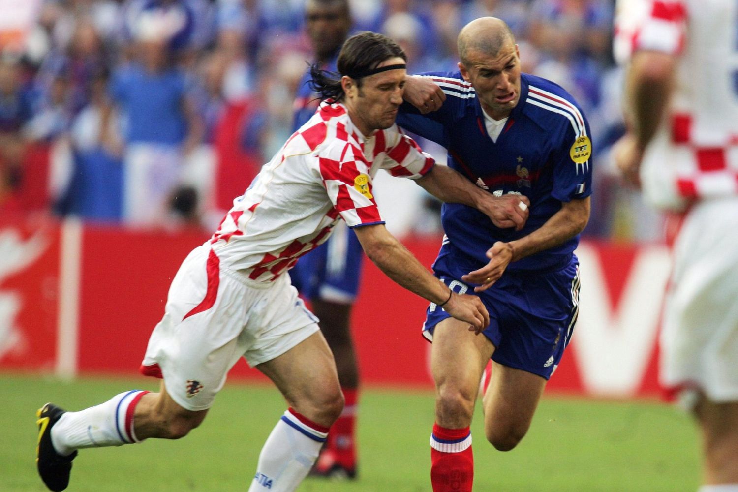 Niko Kovac, Zinedine Zidane, Kroatien - Frankreich, EM 2004
