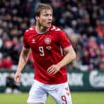 Denmark v Lithuania, football friendly, Odense, Denmark Odense, Denmark. 10th, June 2025. Rasmus Hojlund 9 of Denmark seen during the football friendly between Denmark and Lithuania at Odense Stadion in Odense. Denmark, Odense PUBLICATIONxNOTxINxDENxNORxFINxBEL Copyright: xGonzalesxPhoto/KentxRasmussenx