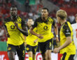 Serhou Guirassy, Felix Nmecha und Daniel Svensson