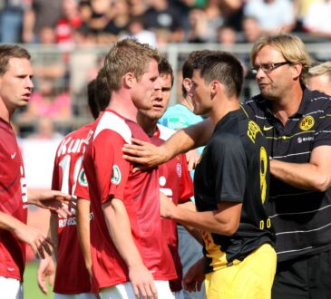 Michael Lorenz, Giovanni Federico und Jürgen Klopp