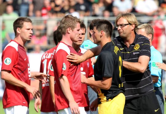 Michael Lorenz, Giovanni Federico und Jürgen Klopp