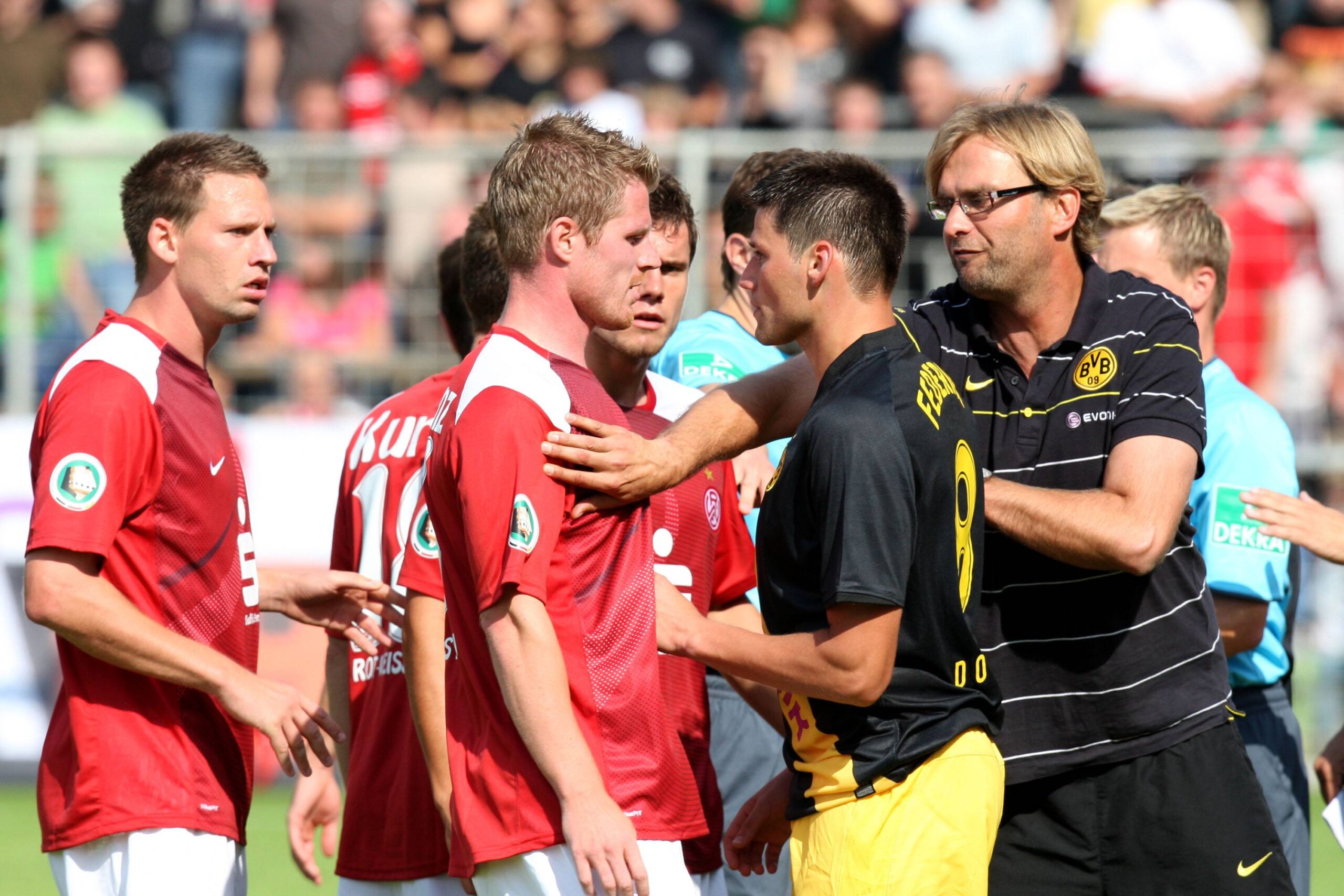 Michael Lorenz, Giovanni Federico und Jürgen Klopp