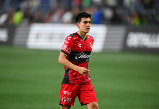 MLS, Fussball Herren, USA Leagues Cup-Club Tujuana at Seattle Sounders FC Aug 6, 2025 Seattle, WA, USA Tijuana midfielder Gilberto Mora 19 after the game against the Seattle Sounders FC at Lumen Field. , EDITORIAL USE ONLY PUBLICATIONxINxGERxSUIxAUTxONLY Copyright: xStevenxBisigx 20250806_SMB_ab9_66