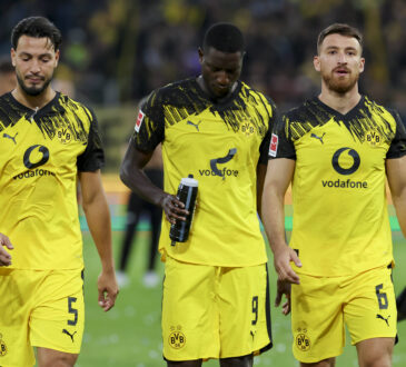 Ramy Bensebaini, Serhou Guirassy und Salih Özcan