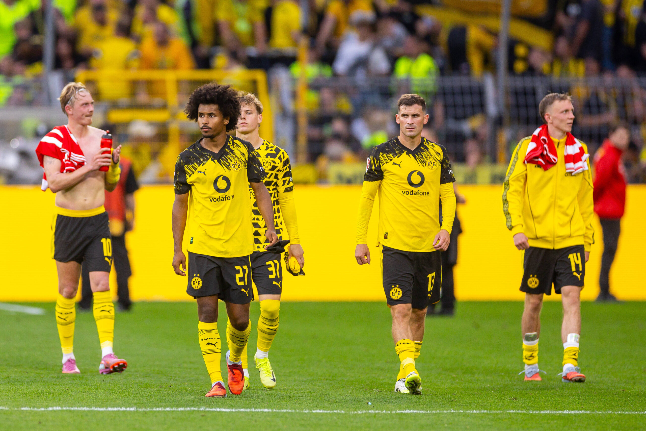 Julian Brandt Borussia Dortmund, Karim Adeyemi Borussia Dortmund, Cole Campbell Borussia Dortmund, Pascal Groß Borussia Dortmund, Maximilian Beier