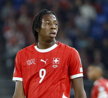 Johan Manzambi Schweiz, 09 , Schweiz, FIFA, WM-Qualifikation Europa, Gruppe B, Schweiz vs. Kosovo, 05.09.2025, Sankt Jakob Park, Basel, Schweiz Basel Sankt Jakob Park Kanton Basel-Stadt Schweiz *** Johan Manzambi Switzerland, 09 , Switzerland, FIFA, World Cup Qualification Europe, Group B , Switzerland vs Kosovo, 05 09 2025, Sankt Jakob Park, Basel, Switzerland Basel Sankt Jakob Park Canton Basel City Switzerland Copyright: xGrantxHubbsx
