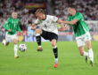 07.09.2025, xrekx, Fussball WM-Qualifikation 2026, Deutschland - Nordirland v.l. Maximilian Beier Deutsche Fussball Nationalmannschaft DFB Eoin Toal Nordirland Zweikampf, Aktion, action, battle for the ball DFL/DFB REGULATIONS PROHIBIT ANY USE OF PHOTOGRAPHS as IMAGE SEQUENCES and/or QUASI-VIDEO Kˆln *** 07 09 2025, xrekx, Football World Cup Qualification 2026, Germany Northern Ireland v l Maximilian Beier German National Football Team DFB Eoin Toal Northern Ireland duel, action, action, battle for the ball DFL DFB REGULATIONS PROHIBIT ANY USE OF PHOTOGRAPHS as IMAGE SEQUENCES and or QUASI VIDEO Cologne