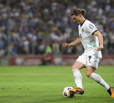 SOCCER - FIFA WC quali, BIH vs AUT ZENICA,BOSNIA AND HERZEGOVINA,09.SEP.25 - SOCCER - FIFA World Cup, WM, Weltmeisterschaft, Fussball 2026, European Qualifiers, group stage, OEFB international match, L‰nderspiel, Nationalmannschaft Bosnia and Herzegovina vs Austria. Image shows Marcel Sabitzer AUT. PUBLICATIONxNOTxINxAUTxSUIxSWE GEPAxpictures/xArminxRauthner