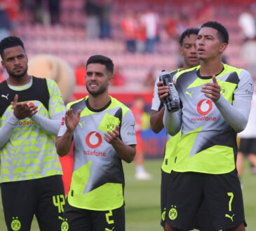 Almugura Kabar, Yan Couto, Filippo Mane und Jobe Bellingham