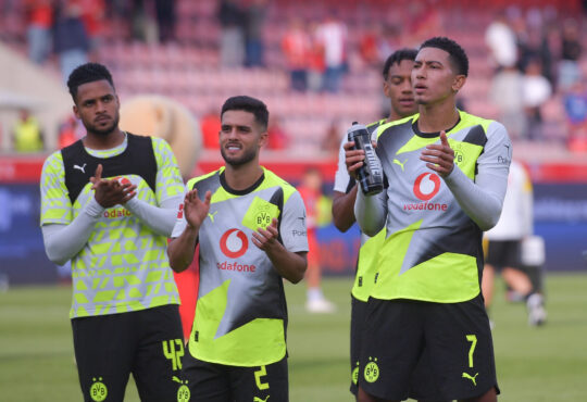 Almugura Kabar, Yan Couto, Filippo Mane und Jobe Bellingham