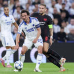 Thomas Delaney FC Copenhagen und Robert Andrich Bayer 04 Leverkusen kaempfen um den Ball, UEFA Champions League 2025/26 League Phase MD1, F.C. Copenhagen v Bayer 04 Leverkusen, Parken Stadium am 18. September 2025 in Kopenhagen, D‰nemark. Foto von Marco Steinbrenner/DeFodi Images Thomas Delaney FC Copenhagen und Robert Andrich Bayer 04 Leverkusen battle for the ball, UEFA Champions League 2025/26 League Phase MD1, F.C. Copenhagen v Bayer 04 Leverkusen, Parken Stadium, September 18, 2025 in Copenhagen, Denmark. Photo by Marco Steinbrenner/DeFodi Images *** not used for Axel Springer / ZDF *** Thomas Delaney FC Copenhagen and Robert Andrich Bayer 04 Leverkusen battle for the ball, UEFA Champions League 2025 26 League Phase MD1, F C Copenhagen v Bayer 04 Leverkusen, Parken Stadium on September 18, 2025 in Copenhagen, Denmark Photo by Marco Steinbrenner DeFodi Images Thomas Delaney FC Copenhagen and Robert Andrich Bayer 04 Leverkusen battle for the ball, UEFA Champions League 2025 26 League Phase MD1, F C Copenhagen v Bayer 04 Leverkusen, Parken Stadium, September 18, 2025 in Copenhagen, Denmark Photo by Marco Steinbrenner DeFodi Images not used for Axel Springer ZDF