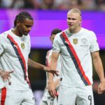 Manuel Akanji, Erling Haaland im Trikot von Manchester City