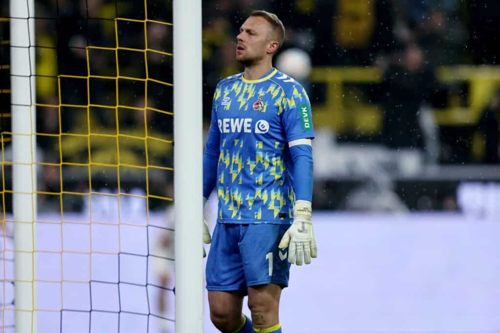 Marvin Schwäbe vom 1. FC Köln